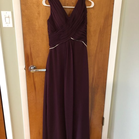 Purple long bridesmaid dress - Picture 7 of 7